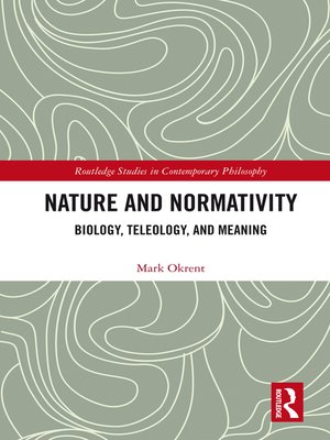 cover image of Nature and Normativity
